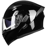 ILM Motorcycle Dual Visor Flip up Modular Full Face Helmet DOT 6 Colors Model 902
